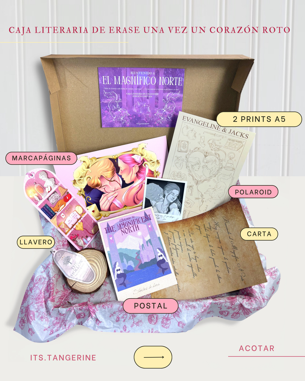 Caja literaria Erase una vez un corazon roto - Edicion limitada