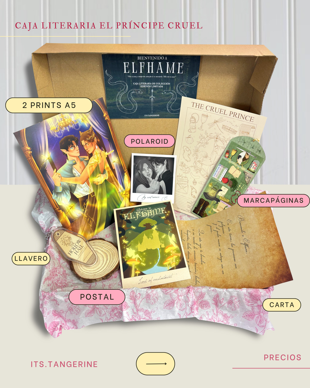 Caja literaria El principe cruel - Edicion limitada