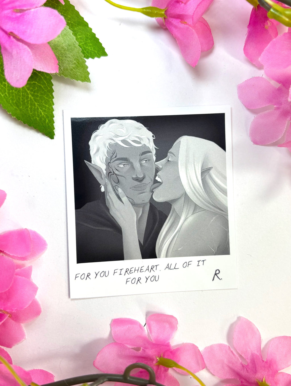 Polaroid - Rowan y Aelin (Trono de cristal)