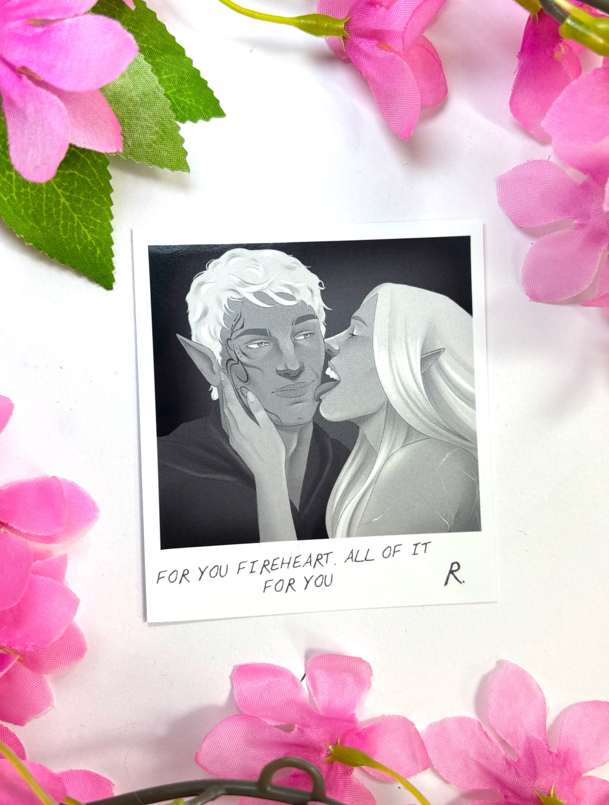 Polaroid - Rowan y Aelin (Trono de cristal)