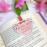 Marcapáginas magnético “Kiss me if you are Gerard Gibson”