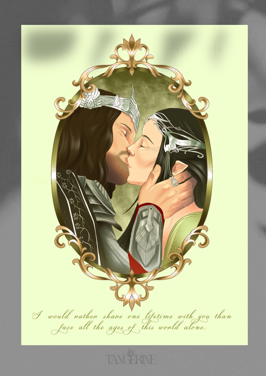 Arwen y Aragorn - El señor de los anillos