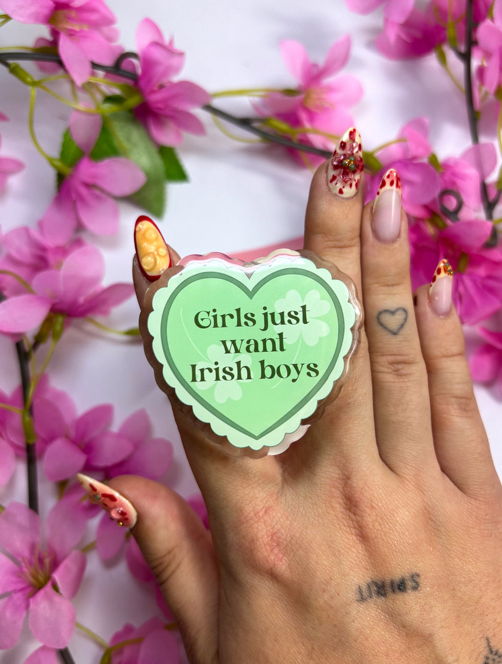 Phone grip (Girls just want Irish boys)