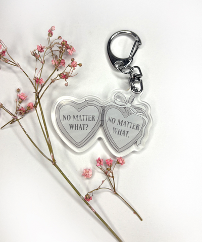 Heart keychain "No matter what" - Tommen's boys