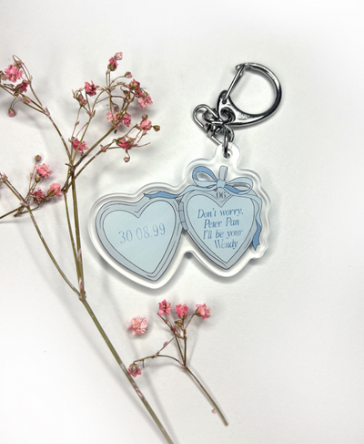 Heart keychain "Don't worry Peter Pan" - Tommen's boys