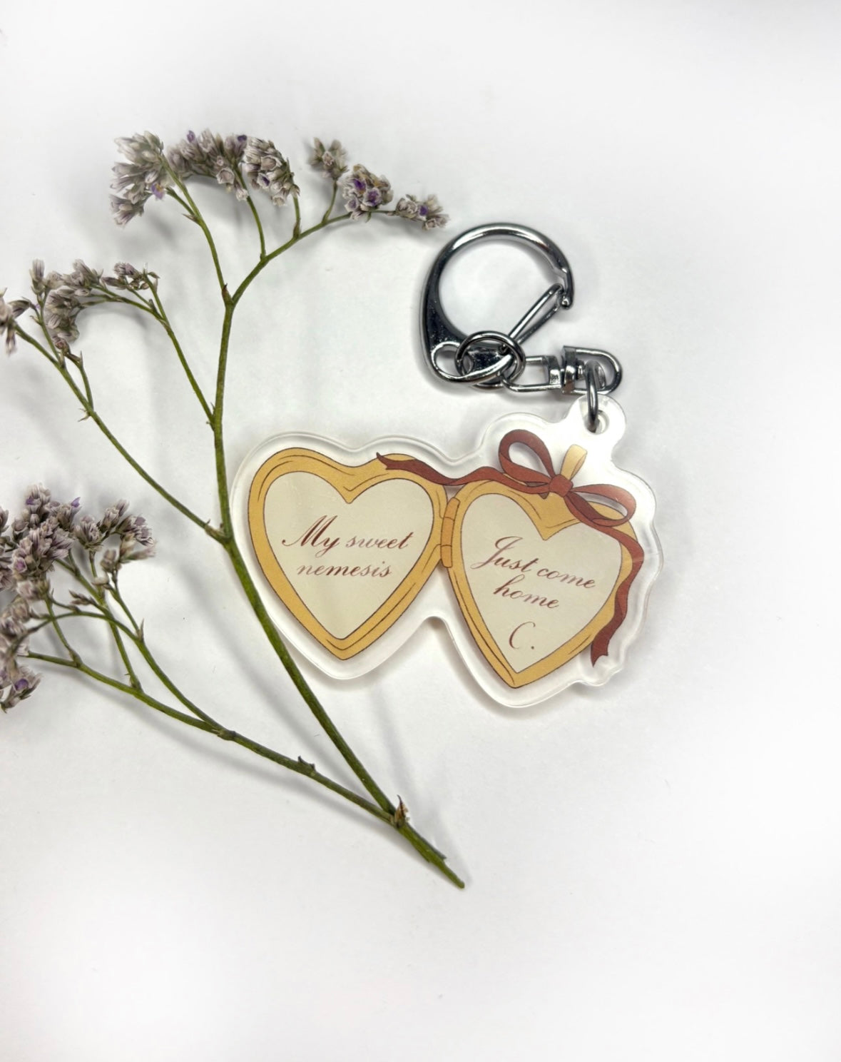 Cruel Prince heart keychain