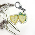 Throne of Glass heart keychain