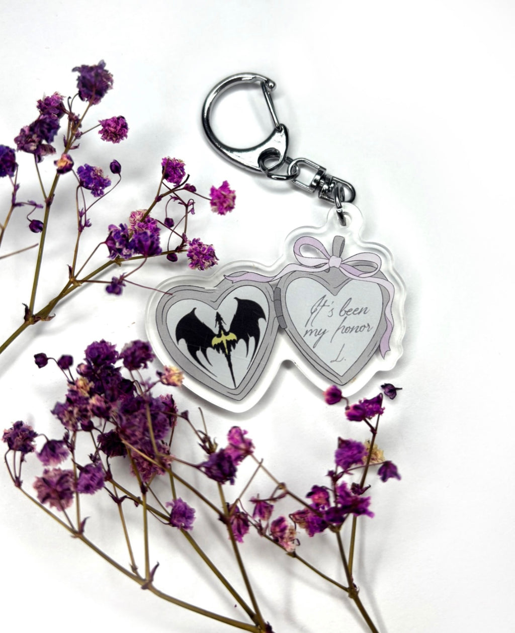 Keychain heart Blood wings - Liam