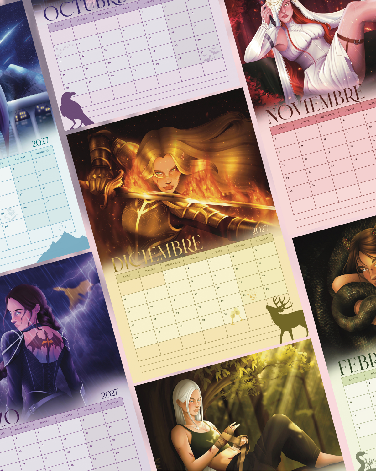 Calendario literario 2027