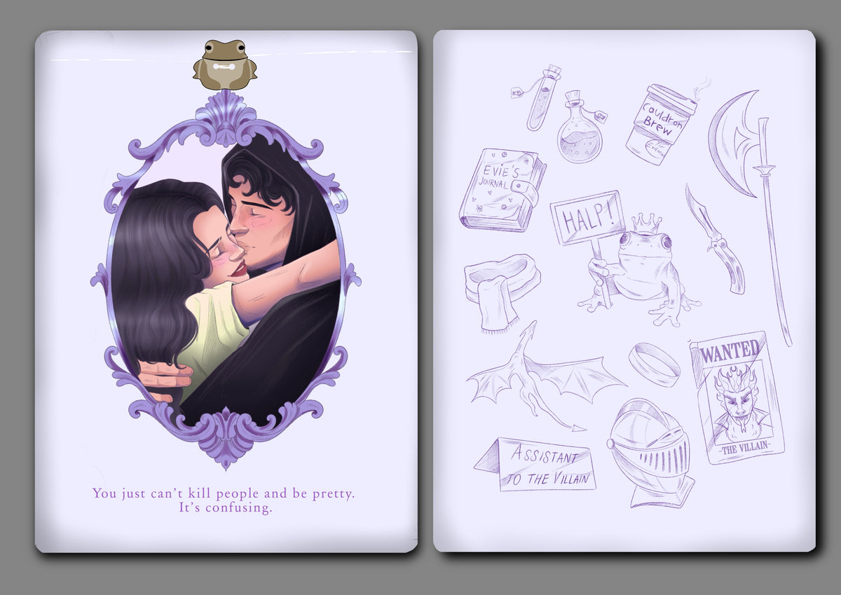 Funda libro Asistente del villano